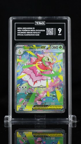 Mega Meganium ex graded TAG 9 for sale on eBay