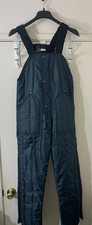 RefrigiWear 0985R Dark Teal Bib Overalls Insulated Cold Weather Size Small