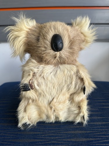  Vintage Cute Baby Fur Koala. Souvenir from Australia. See pics.