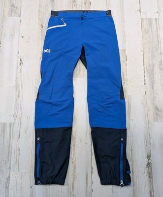 Millet Pants Mens 28x30 Blue Soft Shell Hiking Trekking
