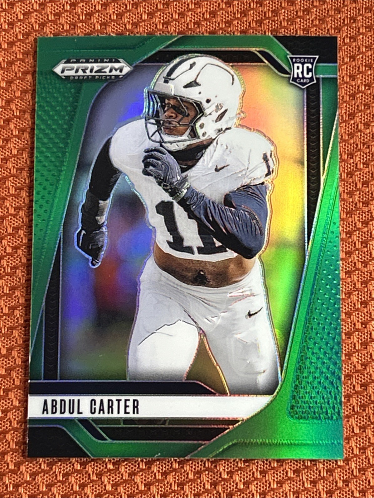 2025 Panini Prizm Draft Picks - Abdul Carter #102 Green Prizm (RC)