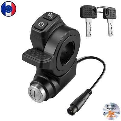 Contacteur à Clé + Accélérateur pour Kukirin G2 Master 7 Broches, 2025/2026 - Photo 1/4