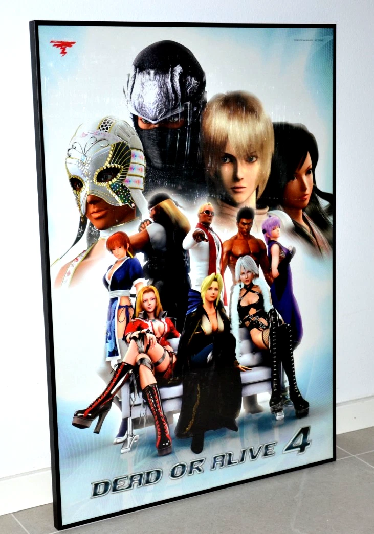【3枚セット】デッドオアライブ4　ポスター Dead or Alive 4 - Preorder Promotional B2 Poster - Xbox / PS3
