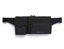 Snow Peak Apparel Dual Tech Hip Sack S25ZUFBG32 Black Sustainable RFID Protect
