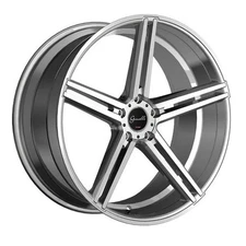 1- 22X10.5 GIanelle Lucca Silver Machined Face