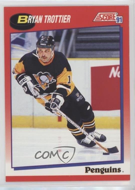 1991-92 Score Canadian Bilingual Bryan Trottier #229 HOF 0r3b