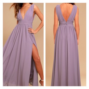 heavenly hues dusty purple maxi dress