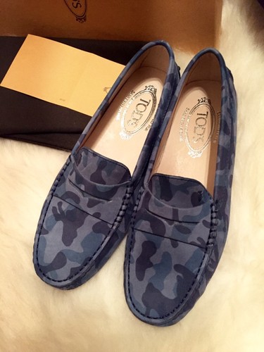 Tod's Camouflage Print Suede loafers | eBay