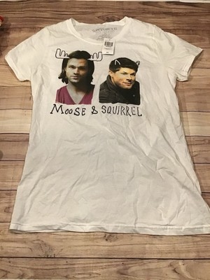 Super Natural Moose & Squirrel Womans T-shirt Size 2xl-NWT 