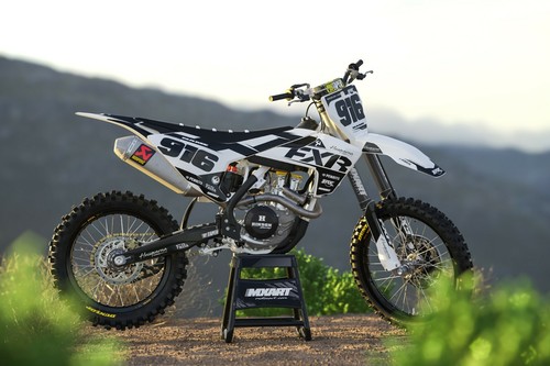 Custom Decal Kit to Fit Husqvarna TE TC 2011 2012 2013 model BURN STYLE stickers - Picture 5 of 8
