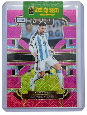 2023-2024 Panini Select FIFA Lionel Messi Pink Mojo /199 Argentina 