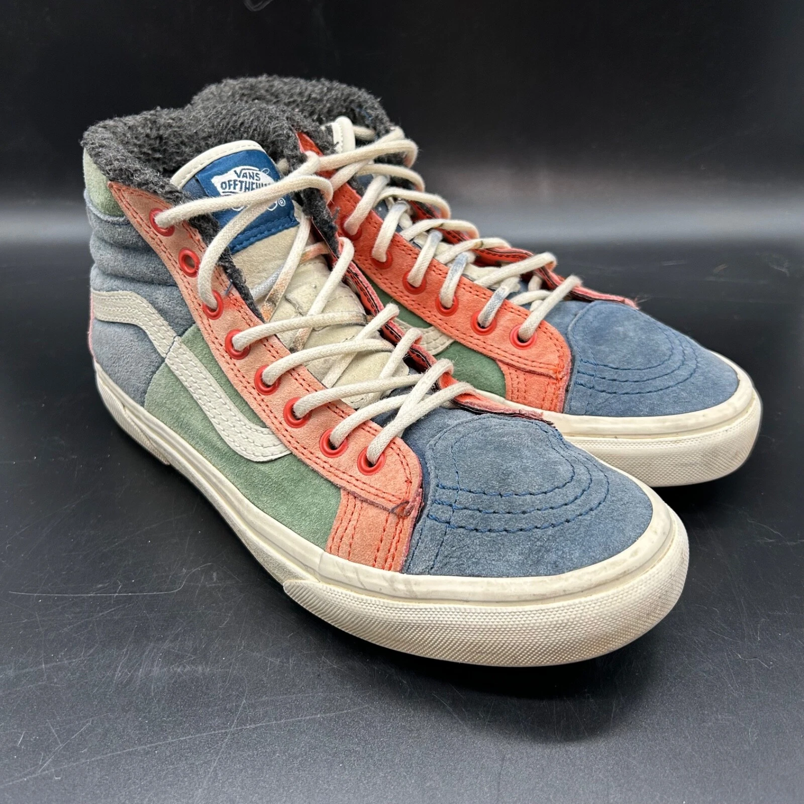 Scarpe da skate Vans Sk8 Hi Mix & Match da uomo 7 5 donna 9 multicolore sportive
