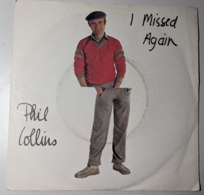 Phil Collins I Missed Again & I'm Not Moving 7'' Vinyl Single - PICTURE SLEEVE