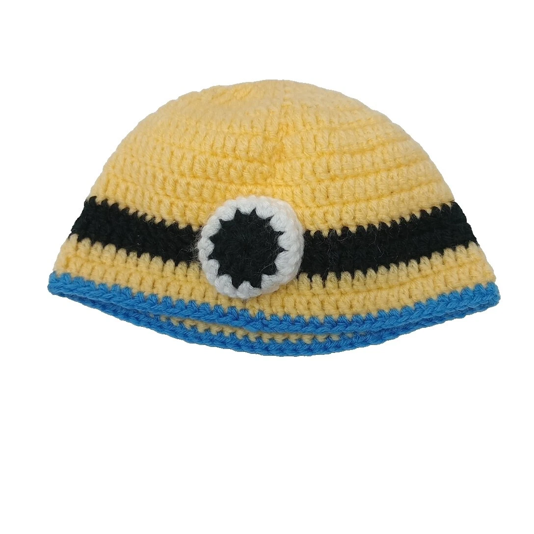 手工小黄人婴儿帽