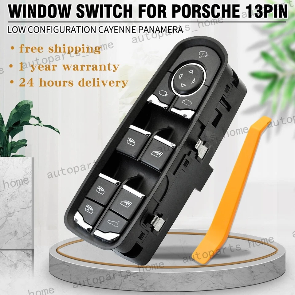 Driver Power Window Switch For Porsche Cayenne Panamera 2010-2014 7PP959858RDML - Изображение 2 из 4