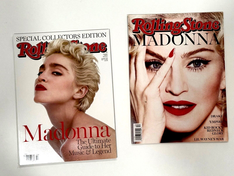 LOT of 2 MADONNA ROLLING STONE MAGAZINES Special Collectors Edition 2015