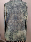 Women's green mandala One World long sleeve sweater size L — photo 6