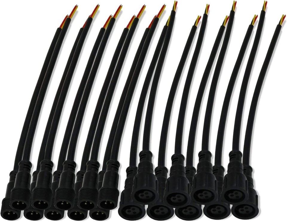 1000pcs 12V WS2811 LED Pixel String Light 12mm Bullet RGB Addressable ...