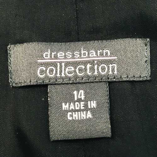Vintage Dressbarn Collection 2 Piece Cami & Jacket Sz 14 Antique Silver/Gold - Picture 11 of 12