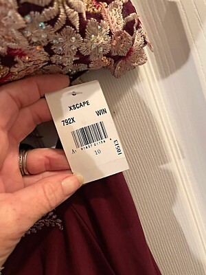 Burgundy 2 piece Prom Dress | eBay