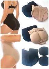 1 or 2 Enhancing Bootylicious Padded Seamless Butt Shaper Panties Underwear Lot