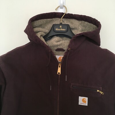 Carhartt Detroit Jacket Womens XXL Plum Purple Sierra Sherpa