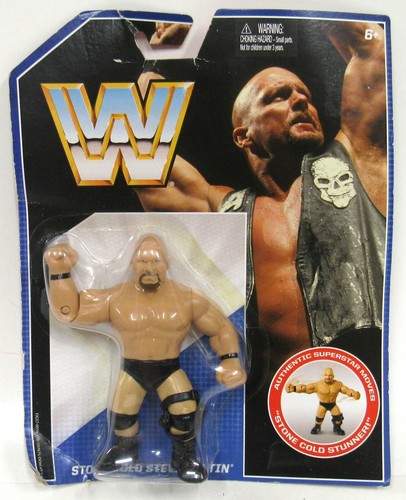 New Sealed Mattel WWE WW Retro Series Stone Cold S...
