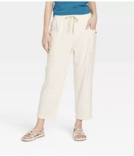 Women's Draw String S HighRise Cargo Utility Tapered Pants Universal Thread