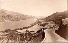 RPPC Rowena Point, Columbia River Highway Oregon Cross & Dimmitt Photo  (320)