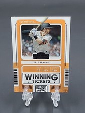 2021 Kris Bryant Panini Contenders Winning Tickets Insert #WT-KB
