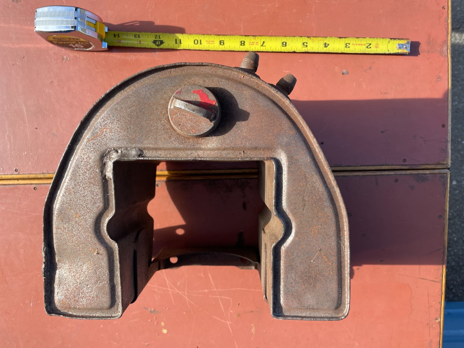 Vintage Harley Knucklehead Panhead EL FLH wrap around oil tank w