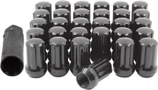 23 JEEP LUG NUTS | BULGE ACORN LUGS | 14x1.5 | CLOSED END SPLINE DRIVE TUNER