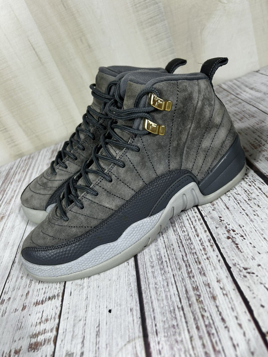 jordan 12 gray wool