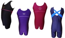 TALENT TALE GIRLS DANCE/ GYMNASTIC Tank Color Block Rhinestone Biketard