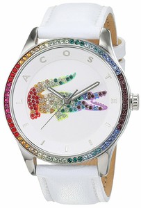 lacoste leather watch