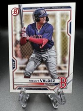 2021 Bowman Draft Freddy Valdez #BD-96 Boston Red Sox