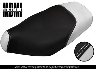PASST FÜR GILERA RUNNER FX VX R 125 180 200 MASSGEFERTIGTER VINYL SITZBEZUG DSG3 SCHWARZ WEISS
