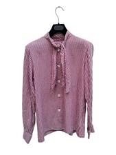 Yves Saint Laurent Vintage 1980s Red Checkered Shirt Size 36 / S