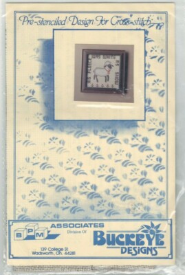 Buckeye Designs '' His Fleece was White as Snow '' Cross Stitch Pattern