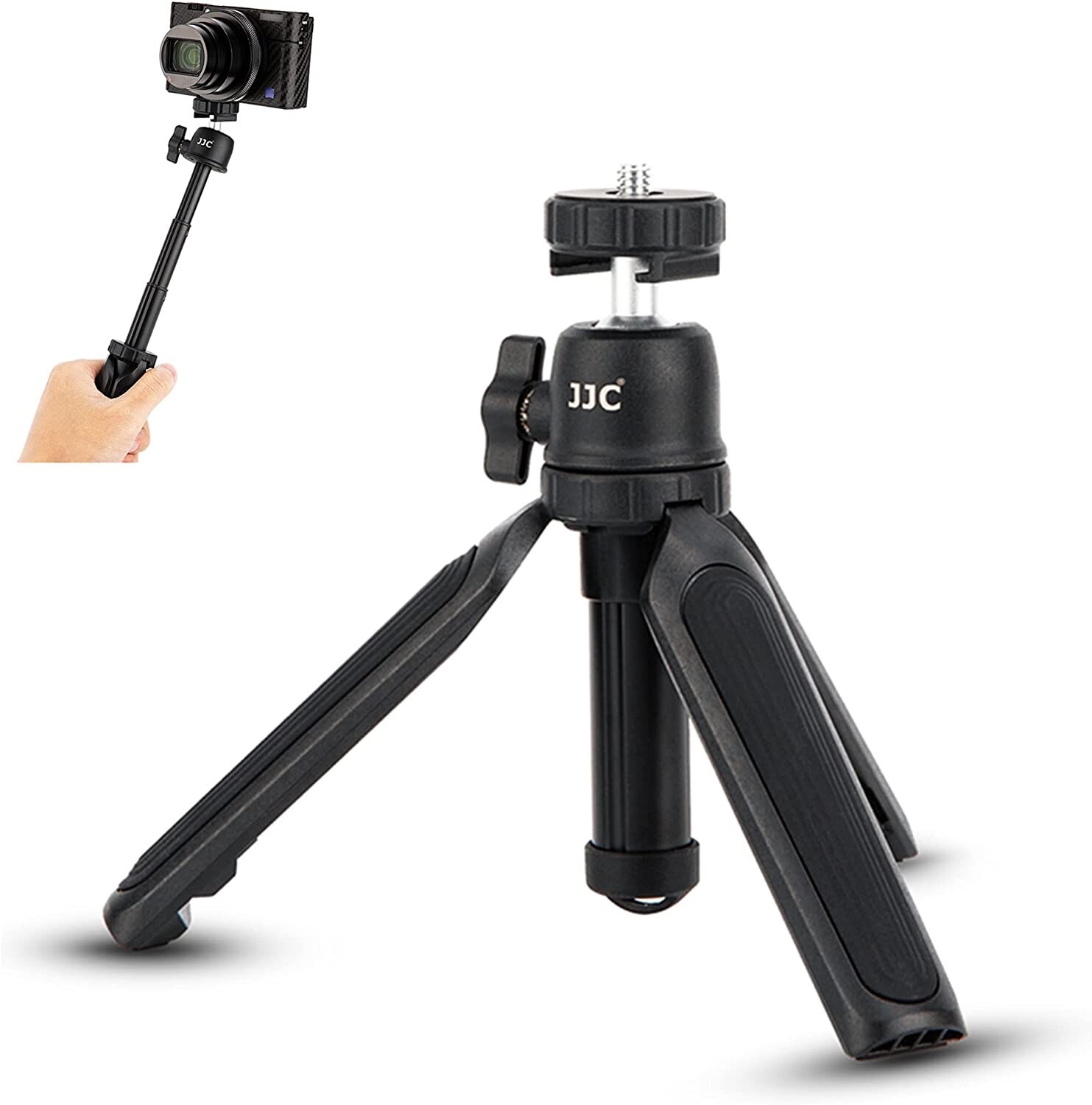 JJC TPT1 Mini Tabletop Tripod For Sony RX100 RX10 Canon G7X Leica