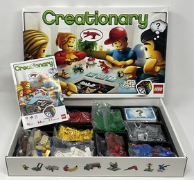 3844 Lego Creationary Game Instructions Cards Pre-owned *Missing-See Description
