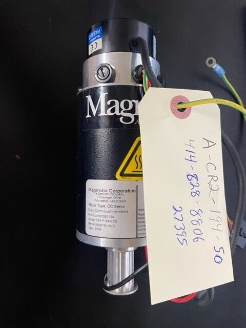 Gerber A-CR2-193-50 CE XY-AX DRIVE MOTOR K+D MAGMOTOR DCS Gerber A-CR2-193-50 CE XY-AX DRIVE MOTOR K+D MAGMOTOR DCS