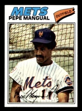 1977 Topps Baseball #552 Pepe Mangual NM