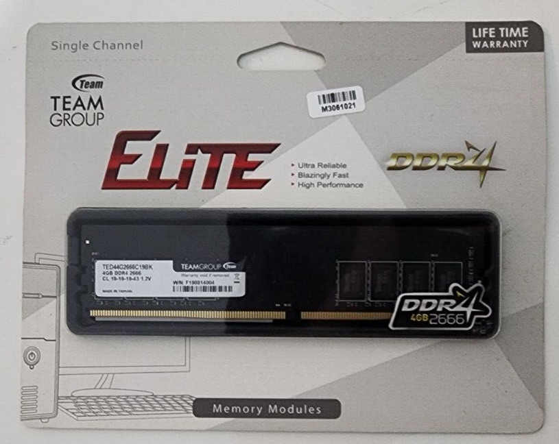 Desktop Memory Team Elite Plus Ddr4 2666 Review 2666mhz Teamgroup