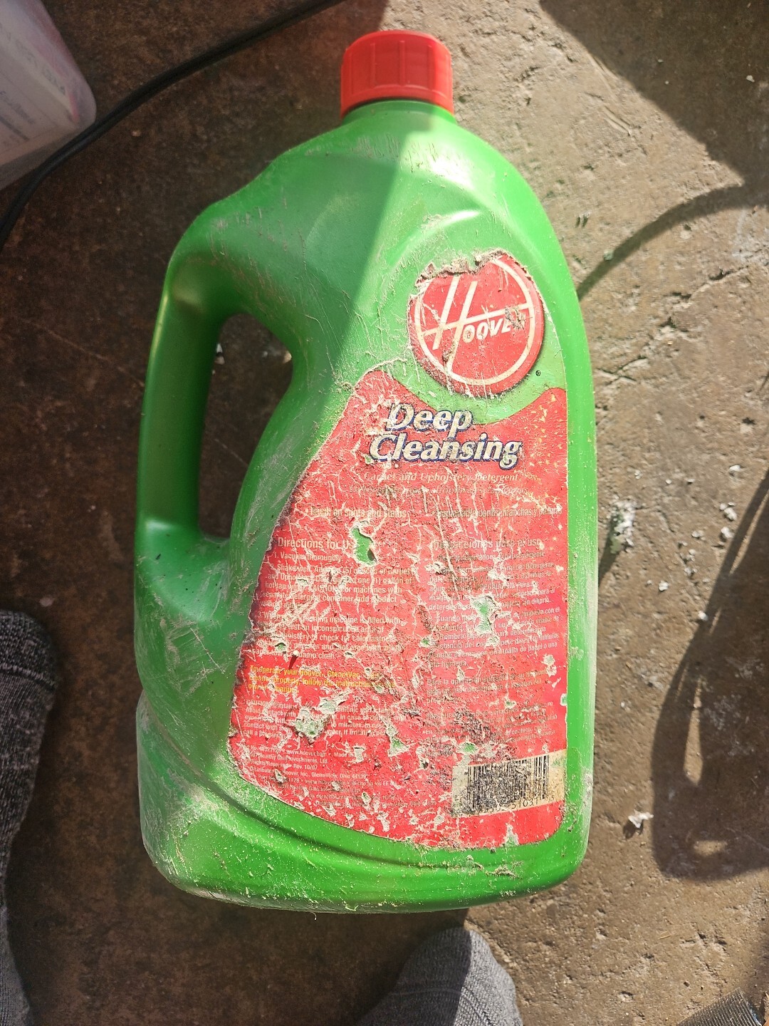 Hoover SteamVac Deep Cleansing Carpet Upholstery Detergent 1 Gallon