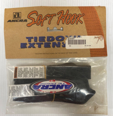 Ancra 18'' Black Soft Hook Extensions for Motorcycle ATV's Tie Down Straps 2