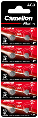 Camelion AG3 Alkaline 1,5 V 1x10er Blister