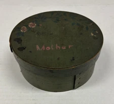 Painted, Round Pantry Box - 6 1/2” x 2 7/8”