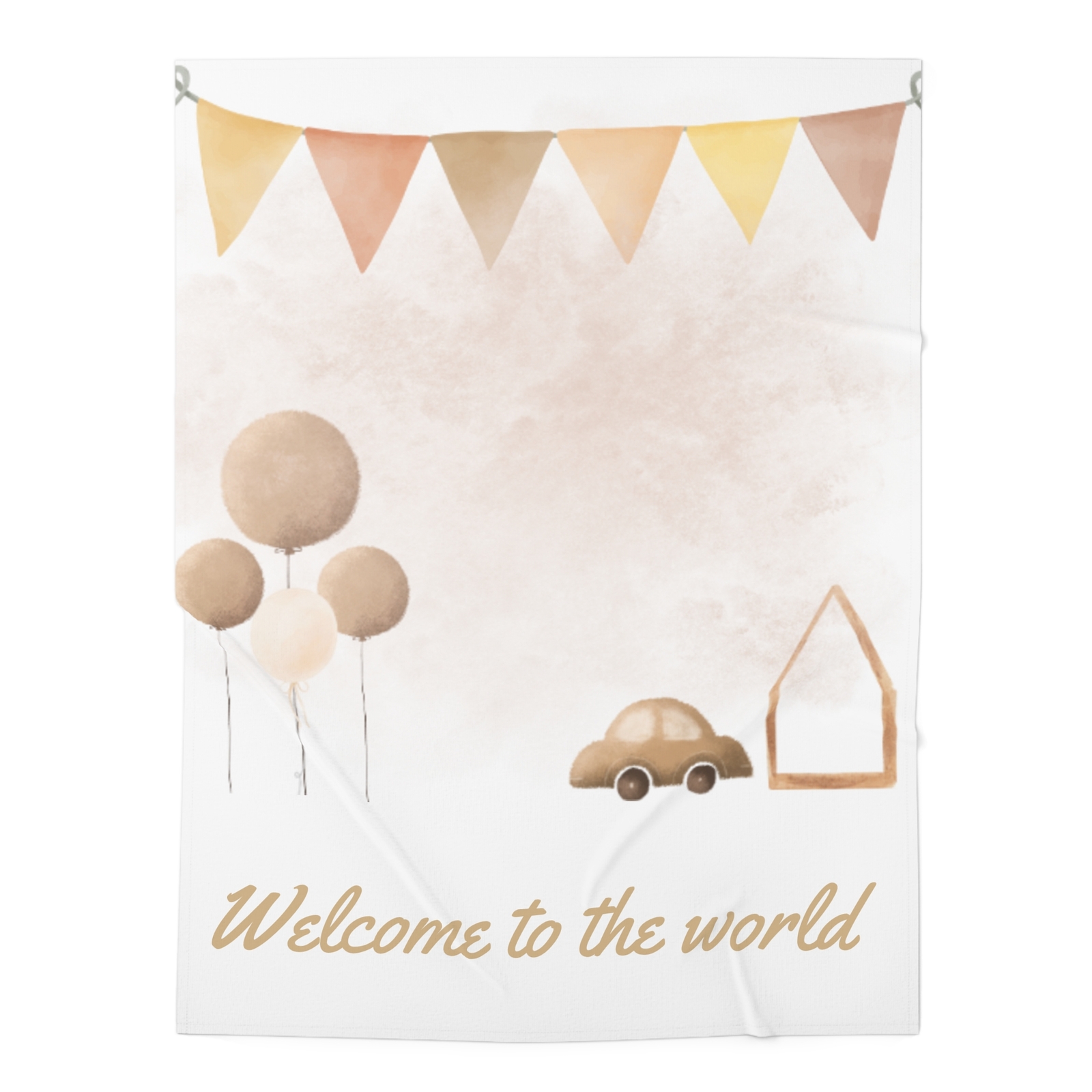 Whimsical Baby Swaddle Blanket