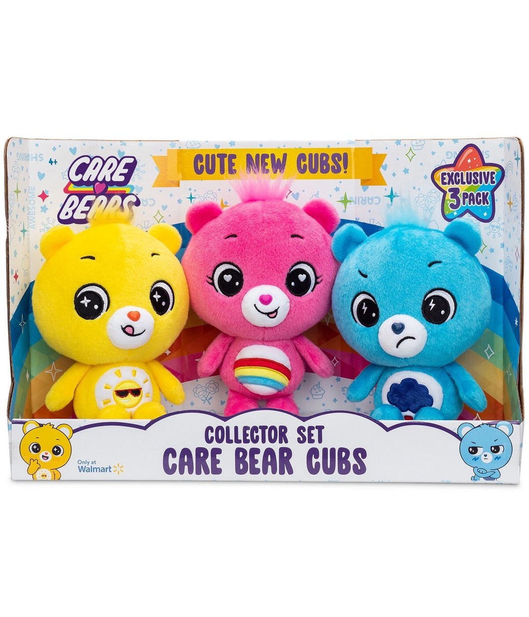 Care Bears 40th Anniversary Care Bear Cubs 9-Inch Plush 3-Pack | eBay